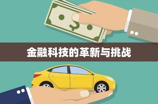 武进金融科技的革新与挑战