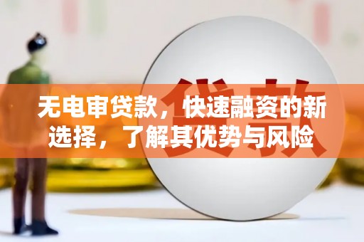 武进无电审贷款，快速融资的新选择，了解其优势与风险