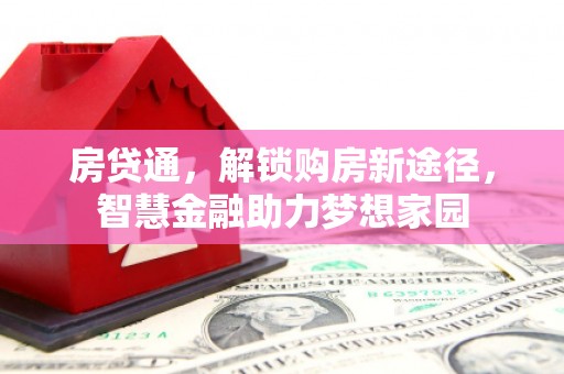 武进房贷通，解锁购房新途径，智慧金融助力梦想家园