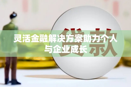 武进灵活金融解决方案助力个人与企业成长