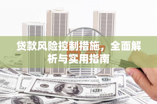 武进贷款风险控制措施，全面解析与实用指南