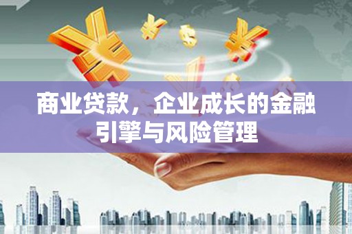 武进商业贷款，企业成长的金融引擎与风险管理