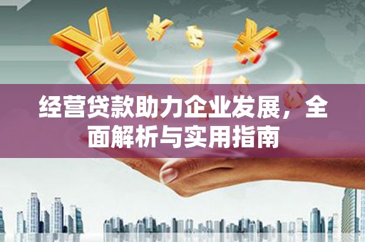 武进经营贷款助力企业发展，全面解析与实用指南