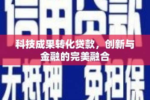 武进科技成果转化贷款，创新与金融的完美融合