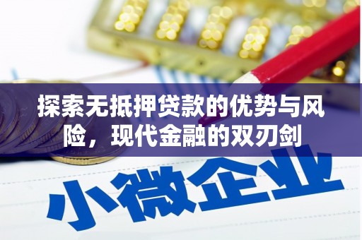 武进探索无抵押贷款的优势与风险，现代金融的双刃剑