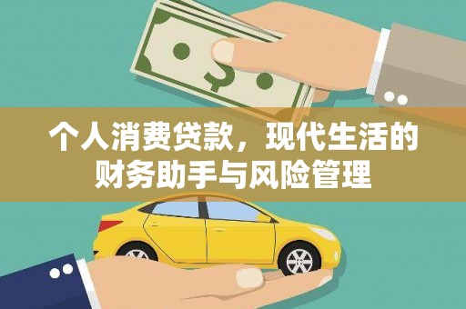 武进个人消费贷款，现代生活的财务助手与风险管理