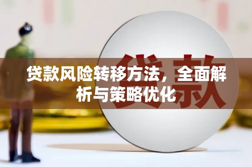 武进贷款风险转移方法，全面解析与策略优化