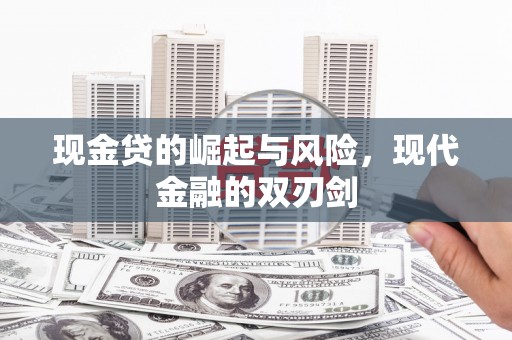 武进现金贷的崛起与风险，现代金融的双刃剑