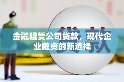 武进金融租赁公司贷款，现代企业融资的新选择