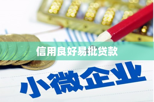 武进信用良好易批贷款