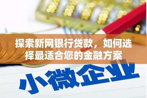武进探索新网银行贷款，如何选择最适合您的金融方案