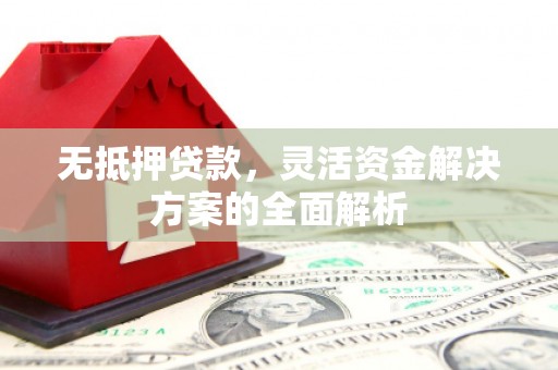 武进无抵押贷款，灵活资金解决方案的全面解析