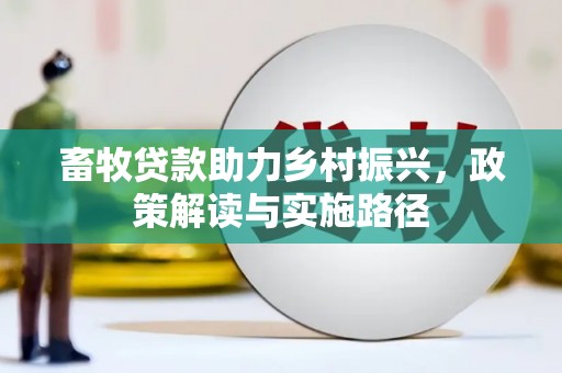武进畜牧贷款助力乡村振兴，政策解读与实施路径
