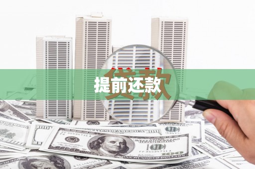 武进提前还款