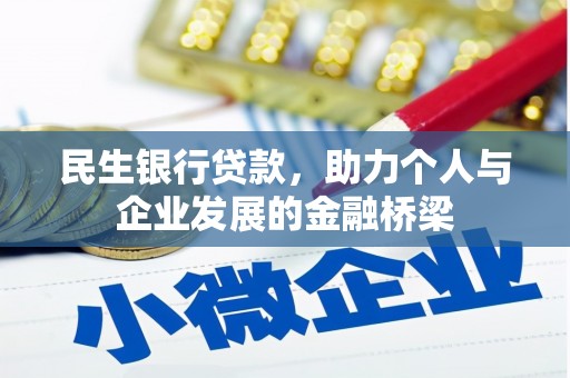 武进民生银行贷款，助力个人与企业发展的金融桥梁