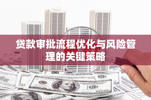 武进贷款审批流程优化与风险管理的关键策略