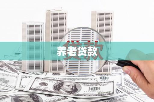 武进养老贷款