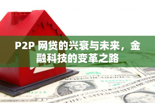 武进P2P 网贷的兴衰与未来，金融科技的变革之路