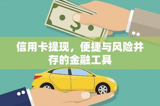 武进信用卡提现，便捷与风险并存的金融工具