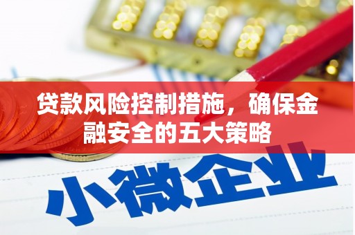 武进贷款风险控制措施，确保金融安全的五大策略