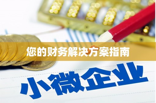 武进您的财务解决方案指南