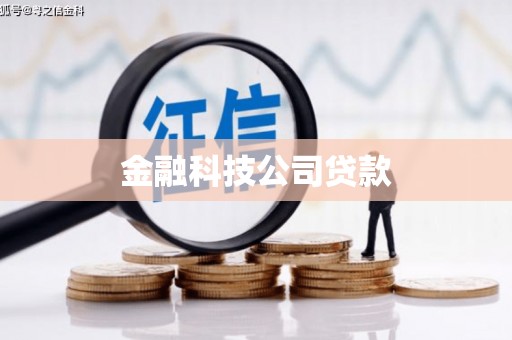 武进金融科技公司贷款