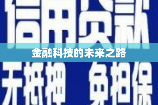 武进金融科技的未来之路
