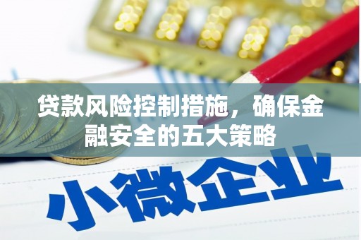 武进贷款风险控制措施，确保金融安全的五大策略