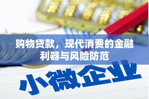 武进购物贷款，现代消费的金融利器与风险防范
