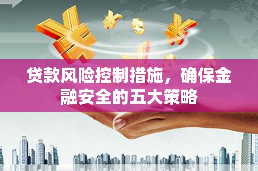 武进贷款风险控制措施，确保金融安全的五大策略
