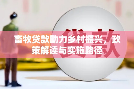 武进畜牧贷款助力乡村振兴，政策解读与实施路径
