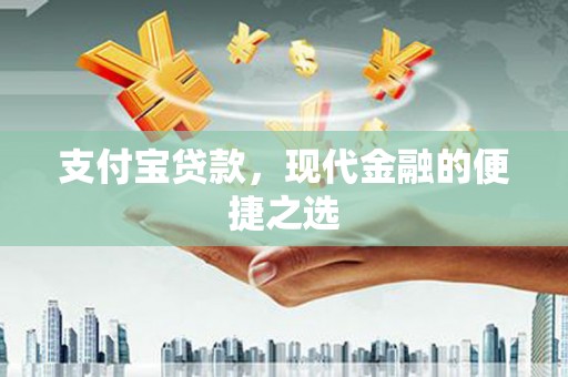 武进支付宝贷款，现代金融的便捷之选