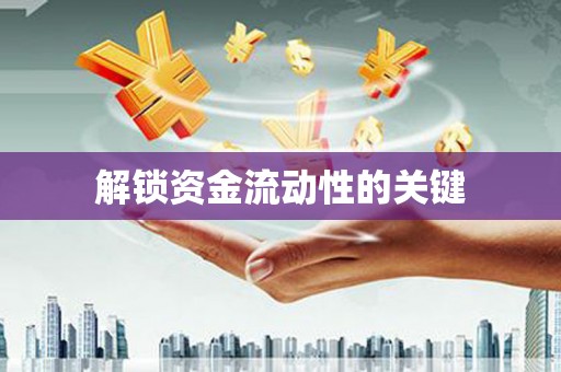 武进解锁资金流动性的关键