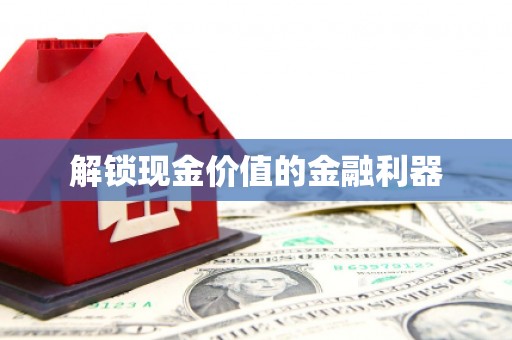 武进解锁现金价值的金融利器