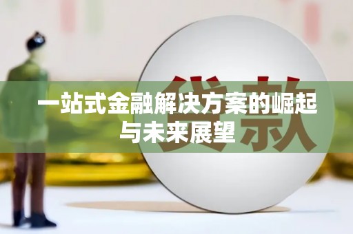 武进一站式金融解决方案的崛起与未来展望