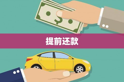 武进提前还款