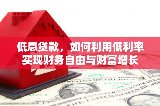武进低息贷款，如何利用低利率实现财务自由与财富增长