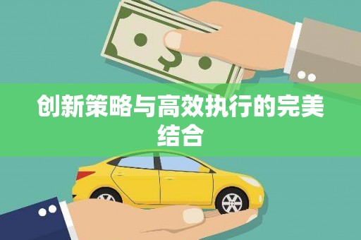 武进创新策略与高效执行的完美结合