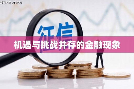 武进机遇与挑战并存的金融现象