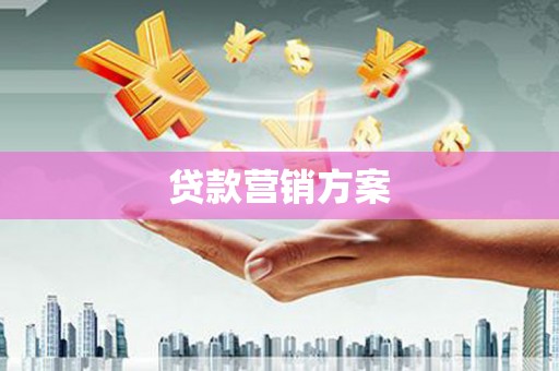 武进贷款营销方案