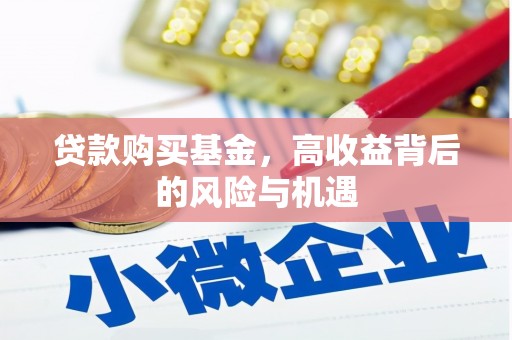 武进贷款购买基金，高收益背后的风险与机遇